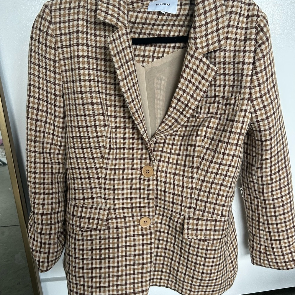 Nanushka jerome fitted blazer
